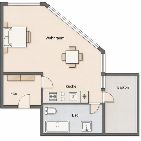 Apartment Zentral Gelegenes 1,5 Von Living Sindelfingen